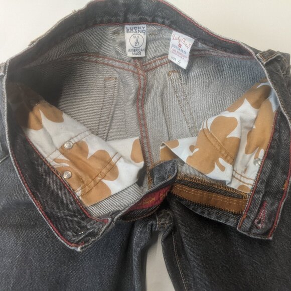 Lucky Brand Jeans Size 4/27 Dark Wash Boot Cut - Picture 13 of 16